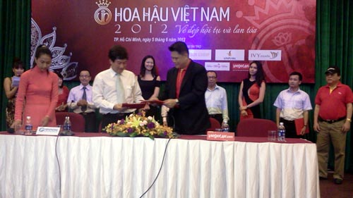 VietJetAir đồng hành cùng Hoa hậu Việt Nam 2012