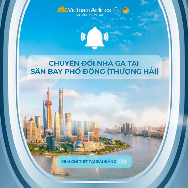 Vietnam Airlines chuyển đổi nhà ga khai thác tại một số sân bay quốc tế